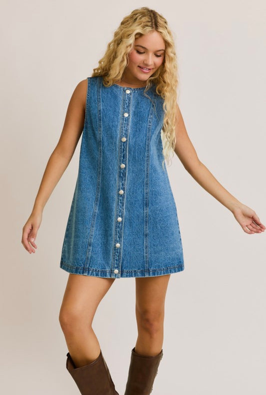 Marie Denim Dress