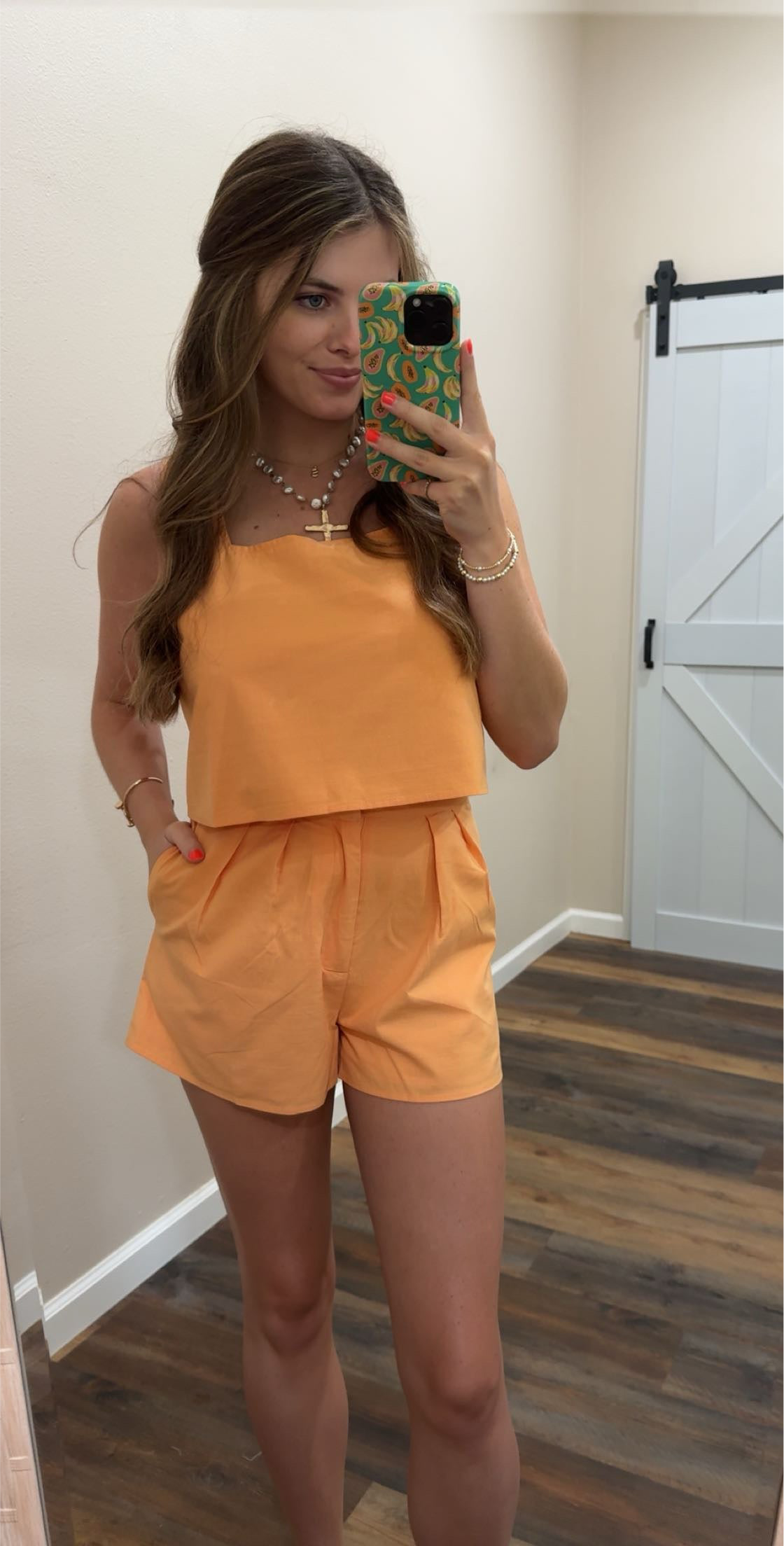 Apricot Linen Set