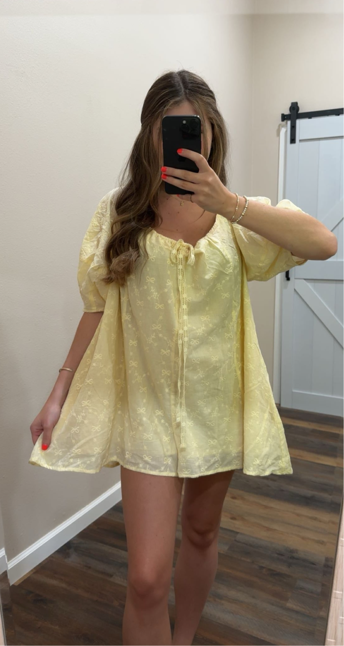 Yellow Bow Romper