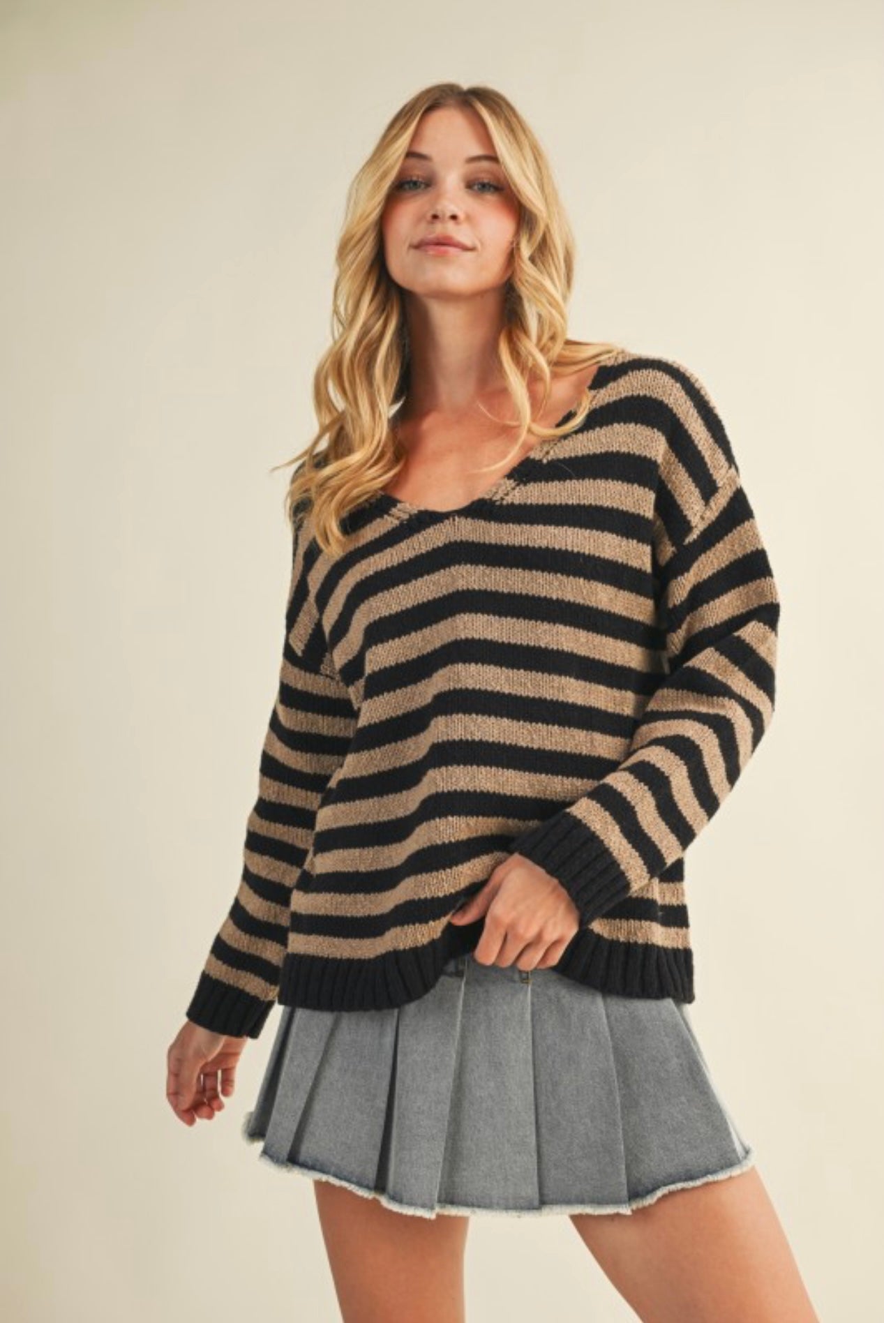Dallas Stripe Sweater