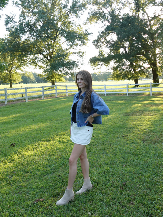 Adeline Denim Top