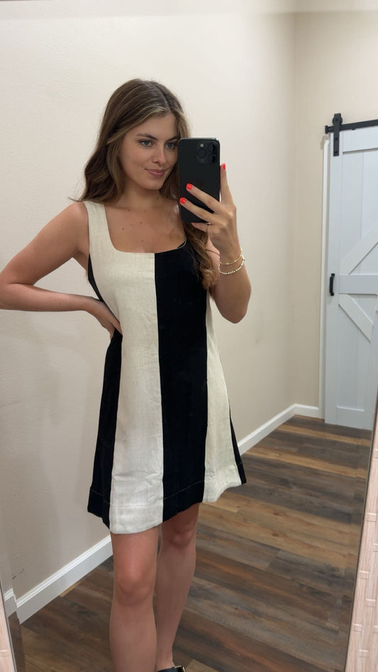 Mykonos Block Dress